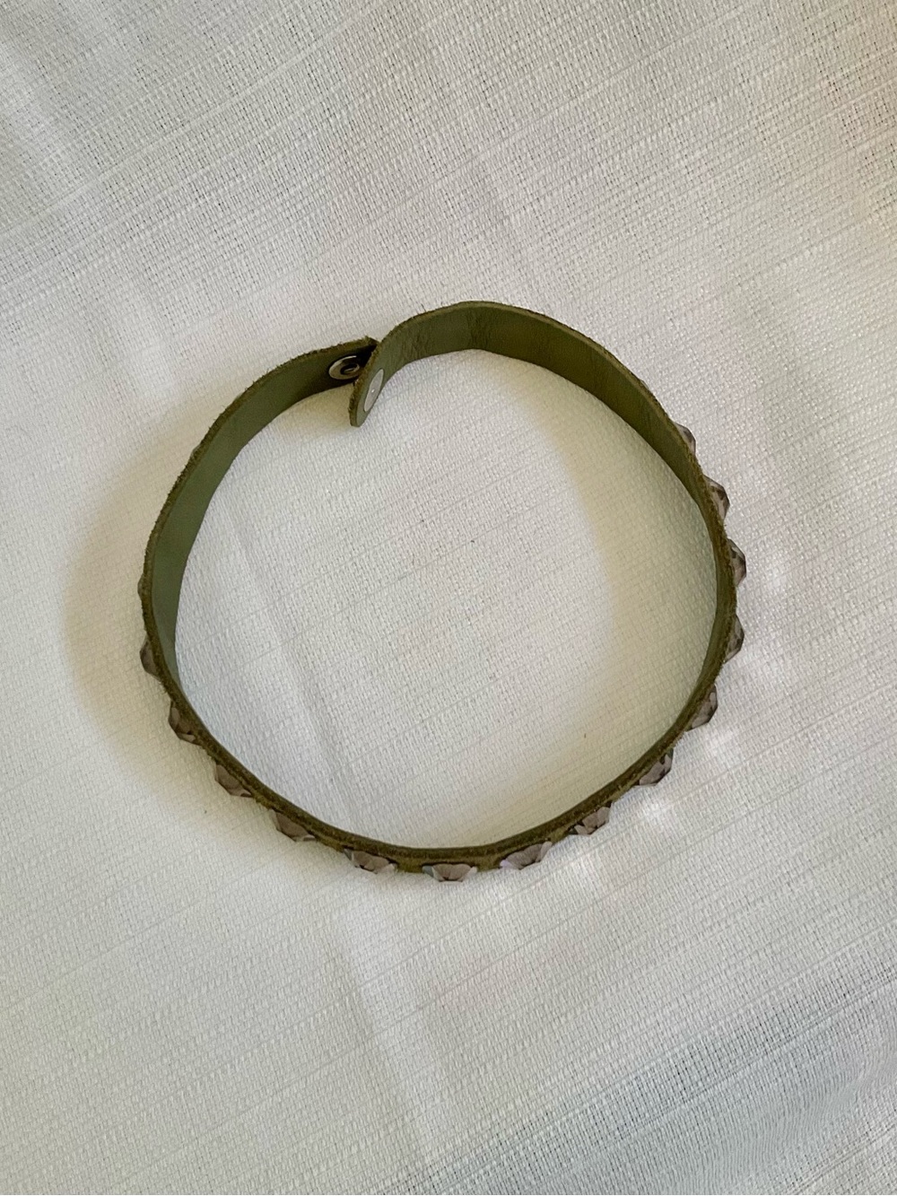 PEDRO GARCIA Swarovski and Suede Wrap Bracelet/Choker - Picture 6 of 14
